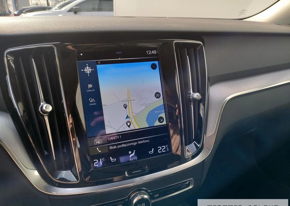 Volvo V60 cena 139500 przebieg: 62500, rok produkcji 2021 z Szlichtyngowa małe 172